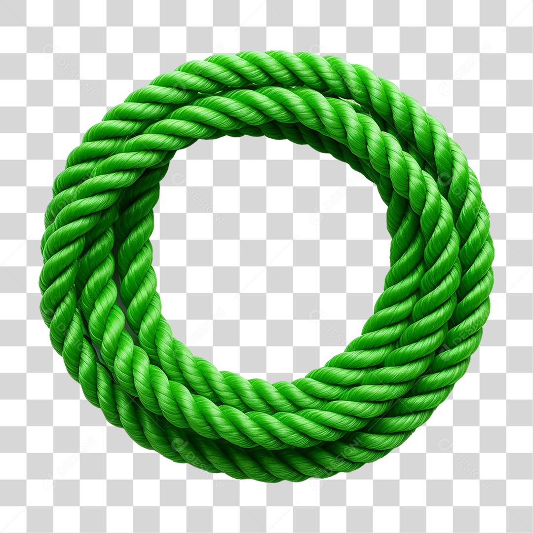 Corda de Plástico Colorida PNG Transparente