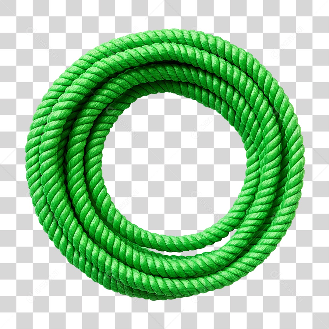 Corda de Plástico Colorida PNG Transparente