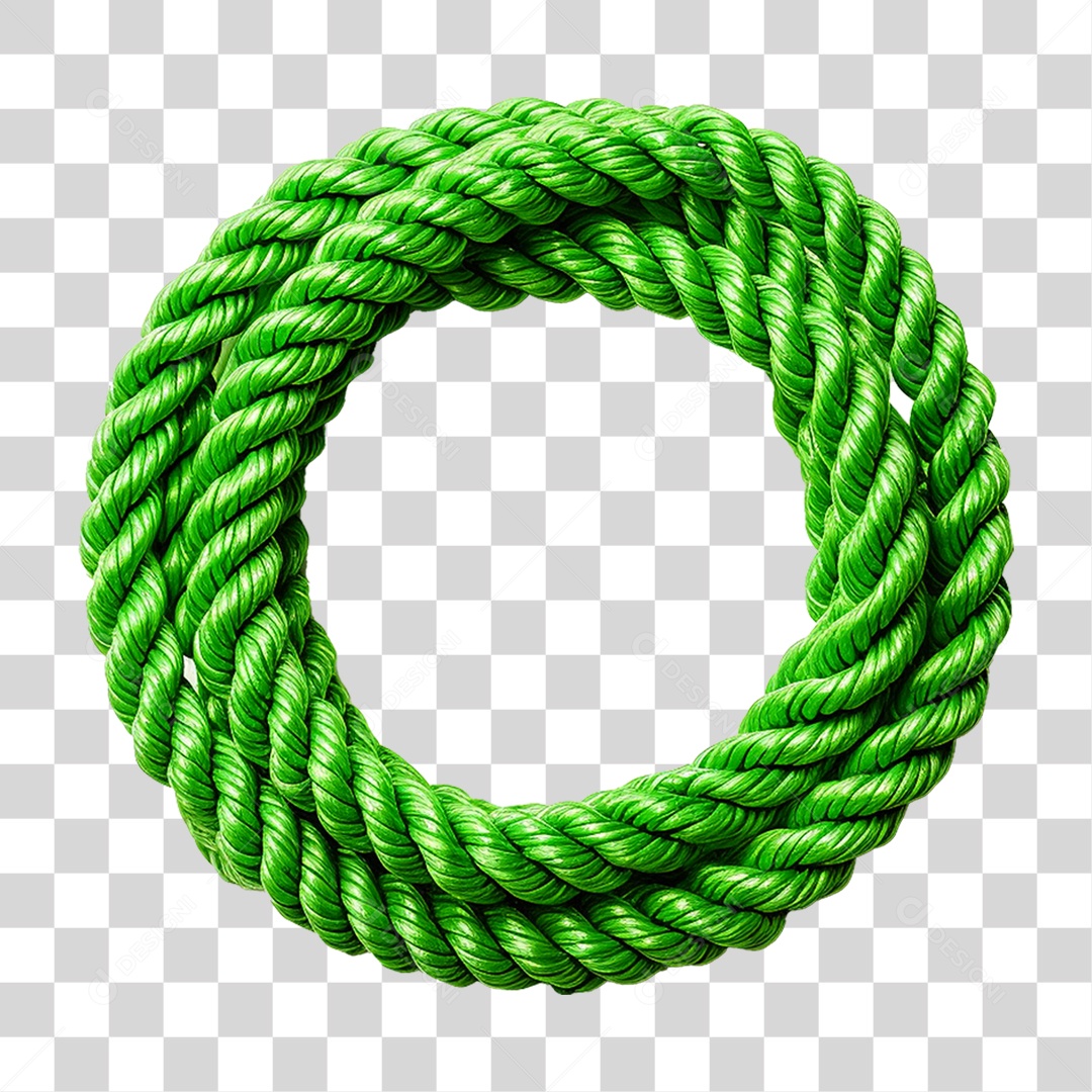 Corda de Plástico Colorida PNG Transparente