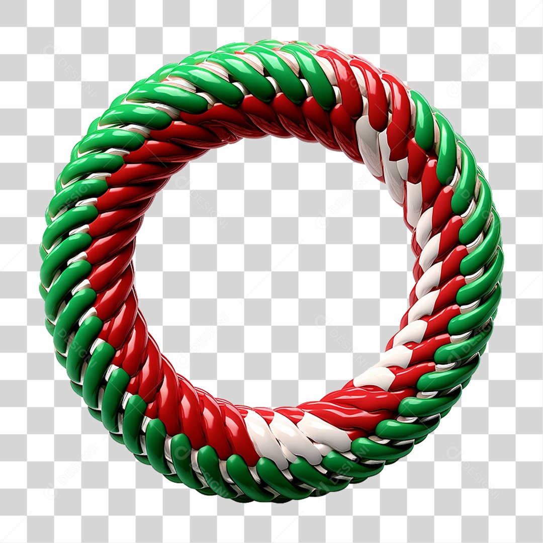 Corda de Plástico Colorida PNG Transparente