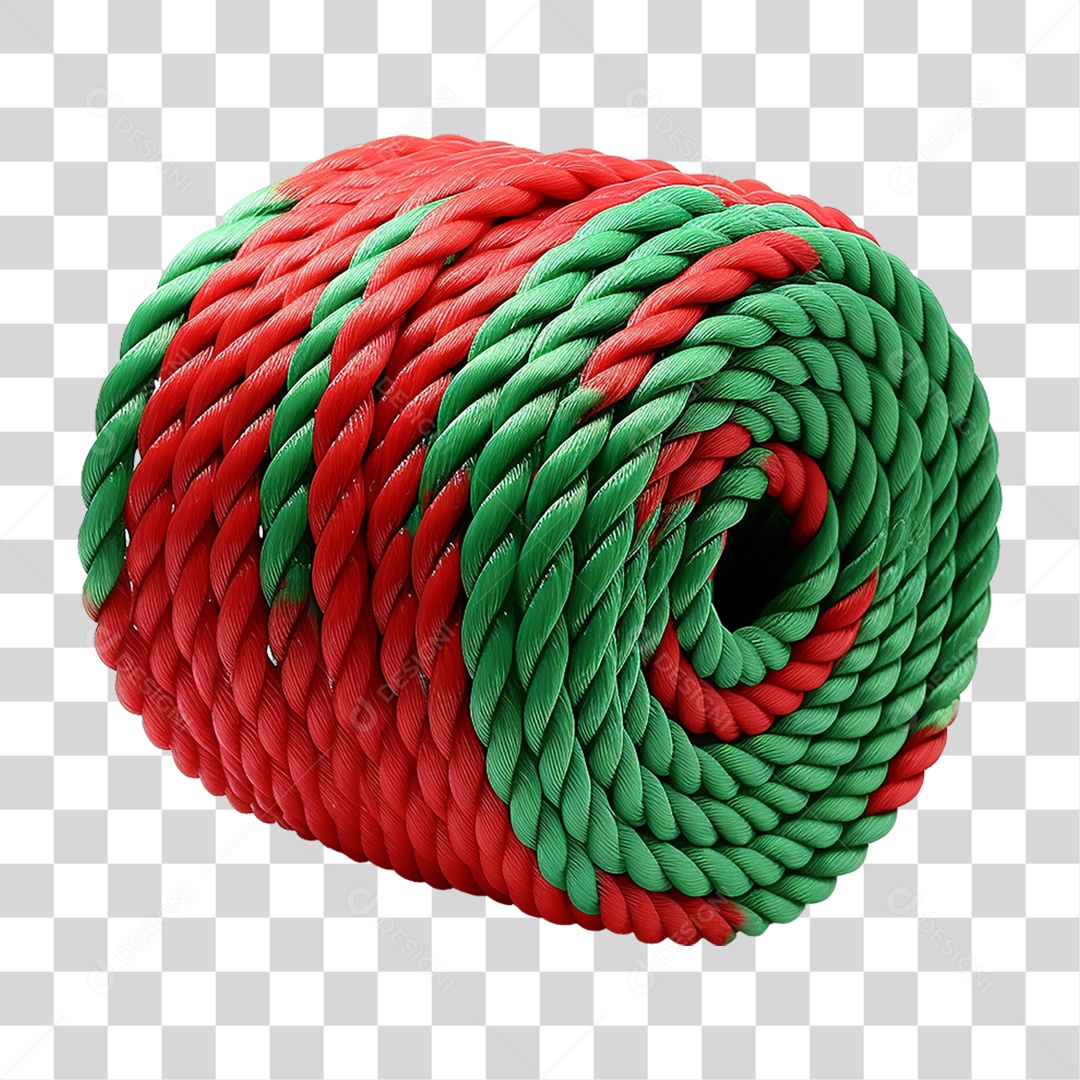 Corda de Plástico Colorida PNG Transparente