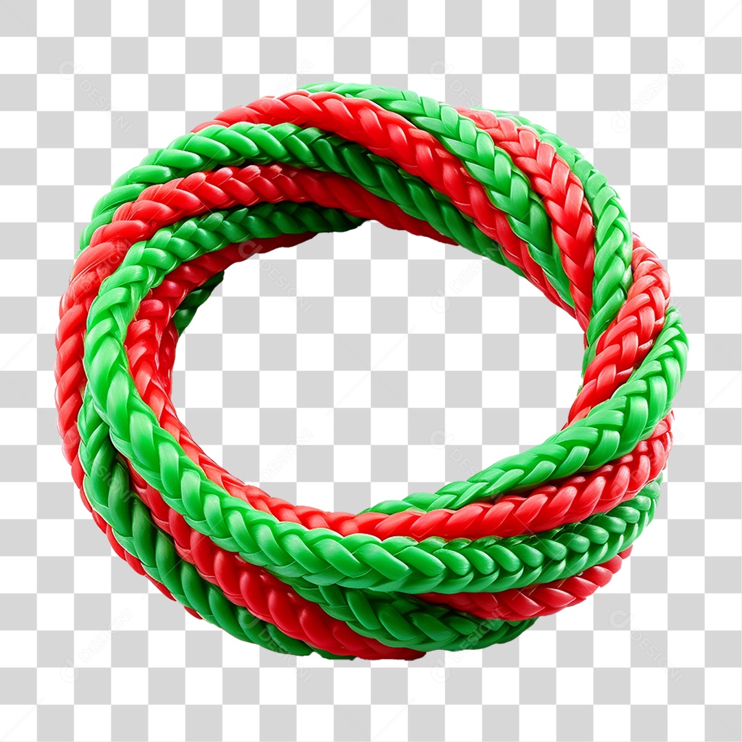 Corda de Plástico Colorida PNG Transparente