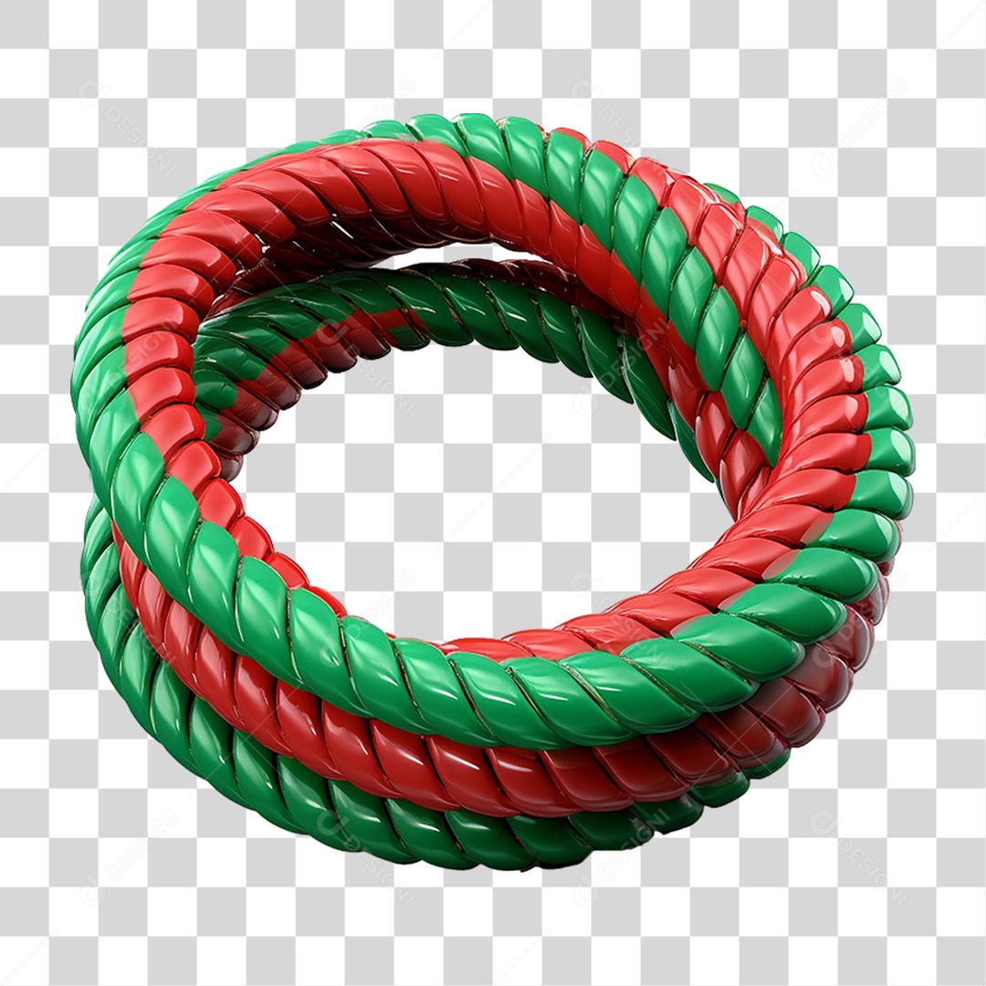 Corda de Plástico Colorida PNG Transparente