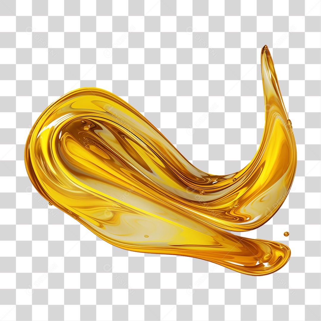 Splash Óleo Lubrificante Abstrato PNG Transparente