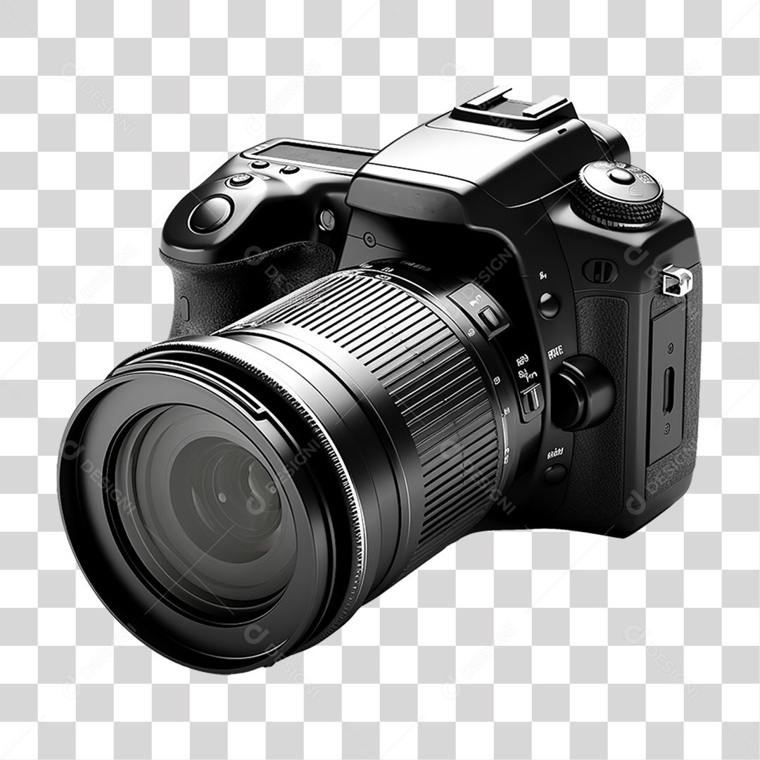 Câmera Fotográfica PNG Transparente