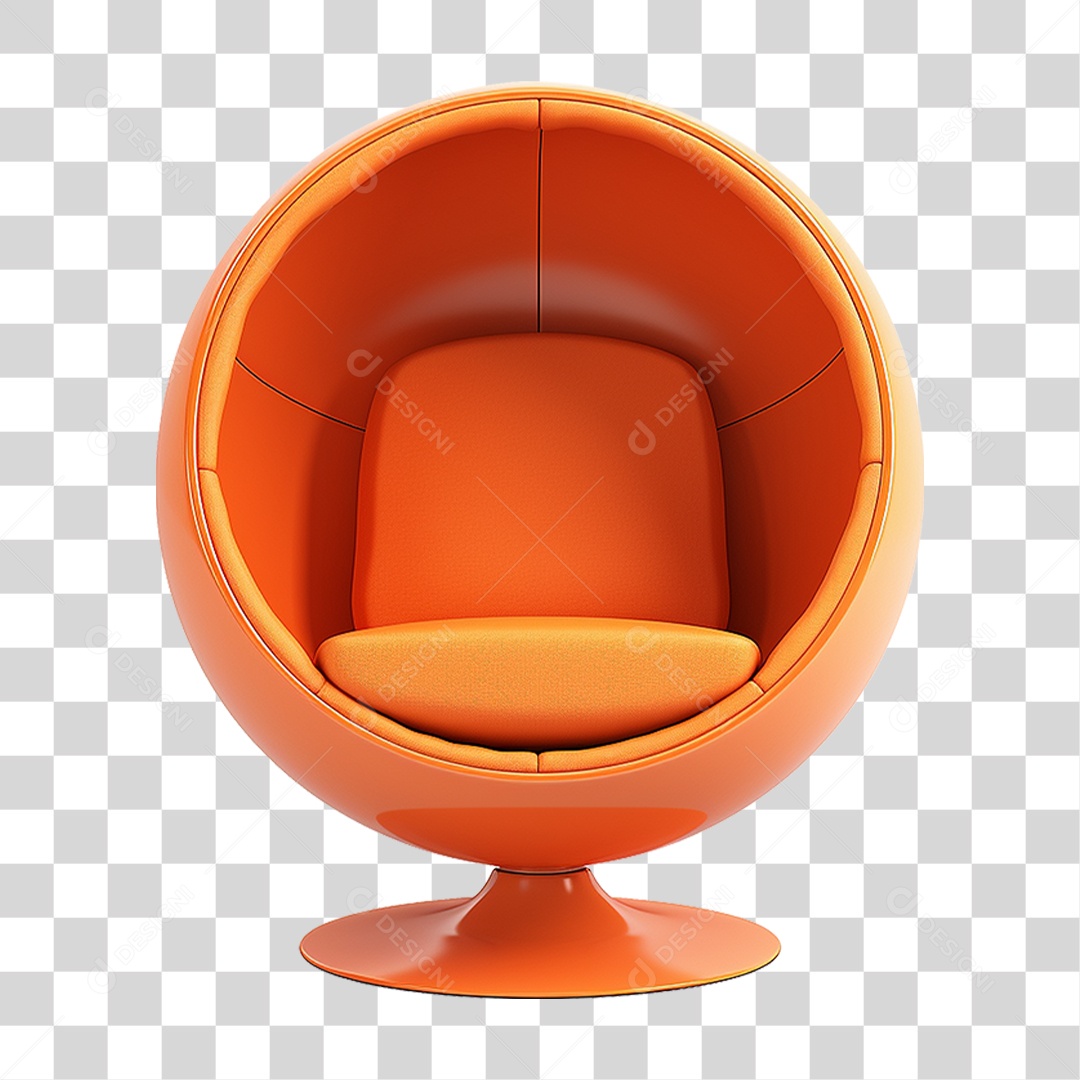Cadeira Poltrona em Forma de Bola PNG Transparente