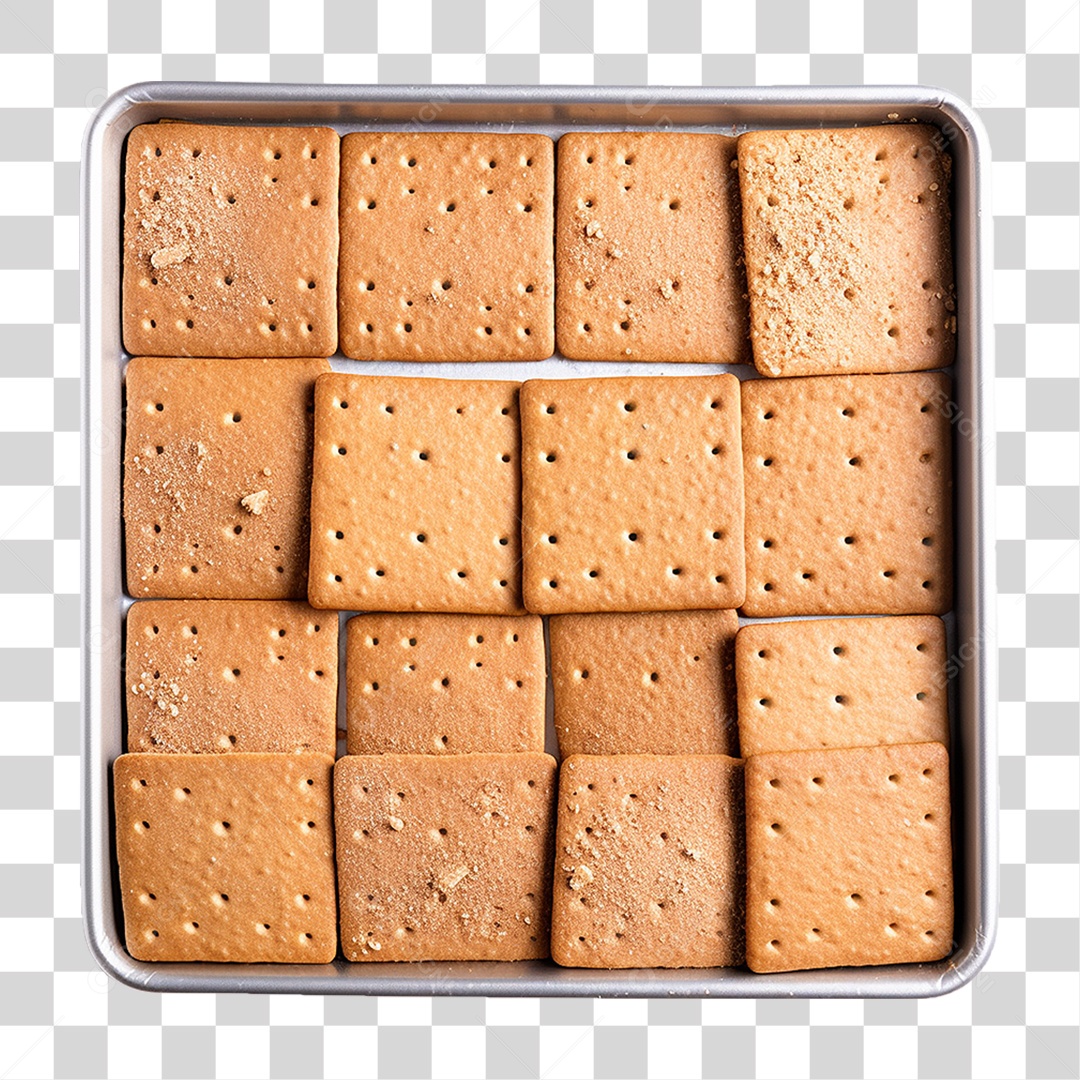Bolachas em Bandeja PNG Transparente