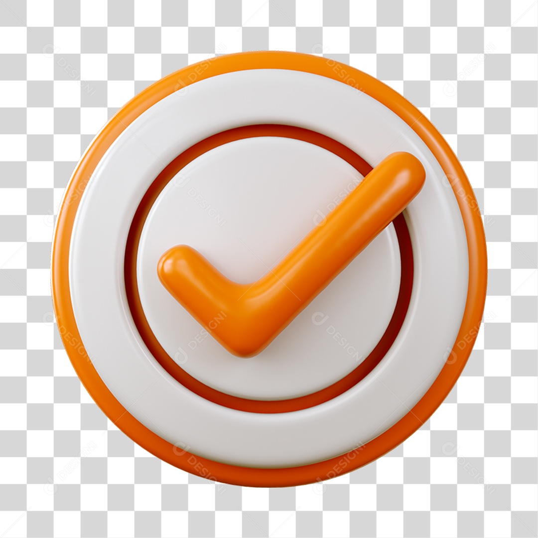 Ícone Circular Camadas Check PNG Transparente