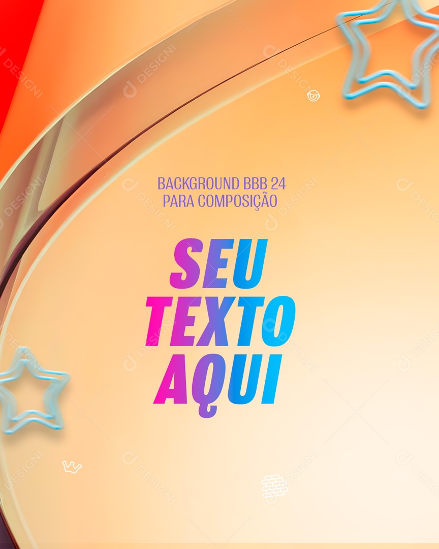 Background Big Brother Brasil 2024 Texto Editável