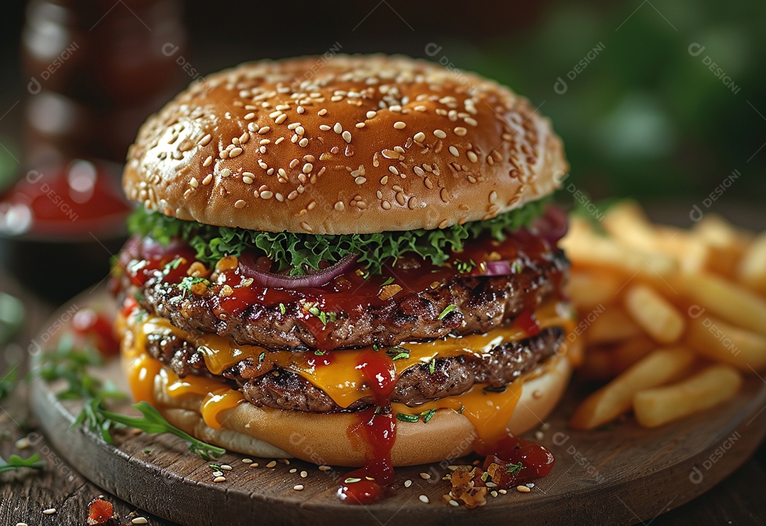 Fotografia de alimentos com Zinger Burger