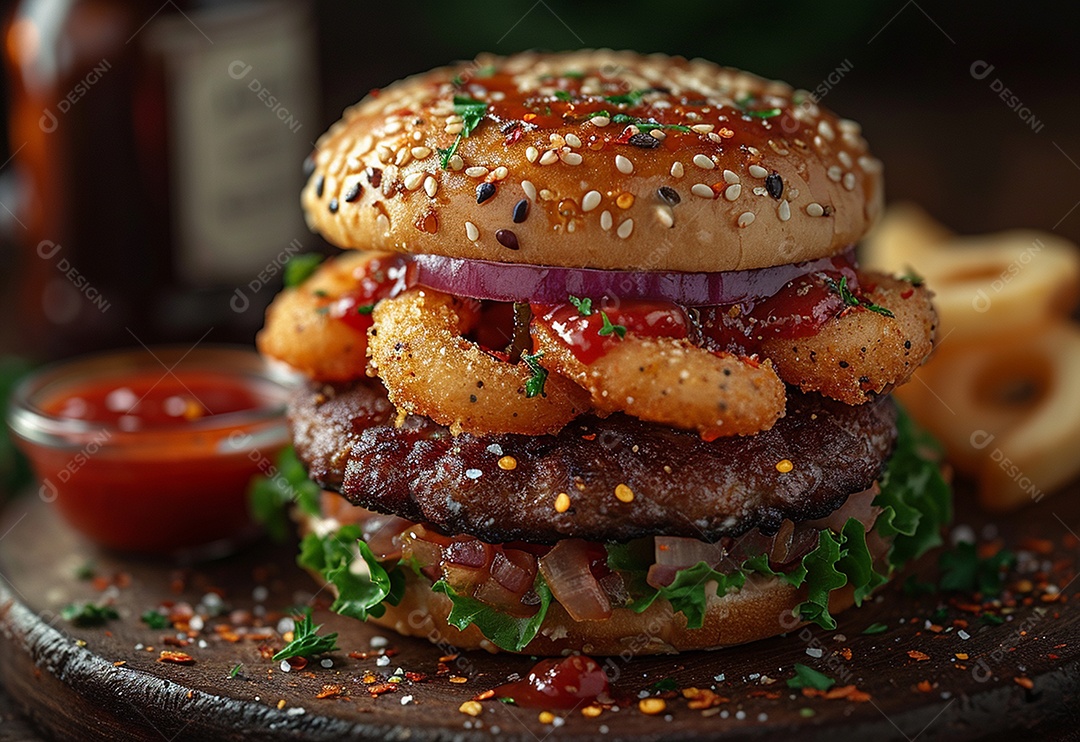 Fotografia de alimentos com Zinger Burger