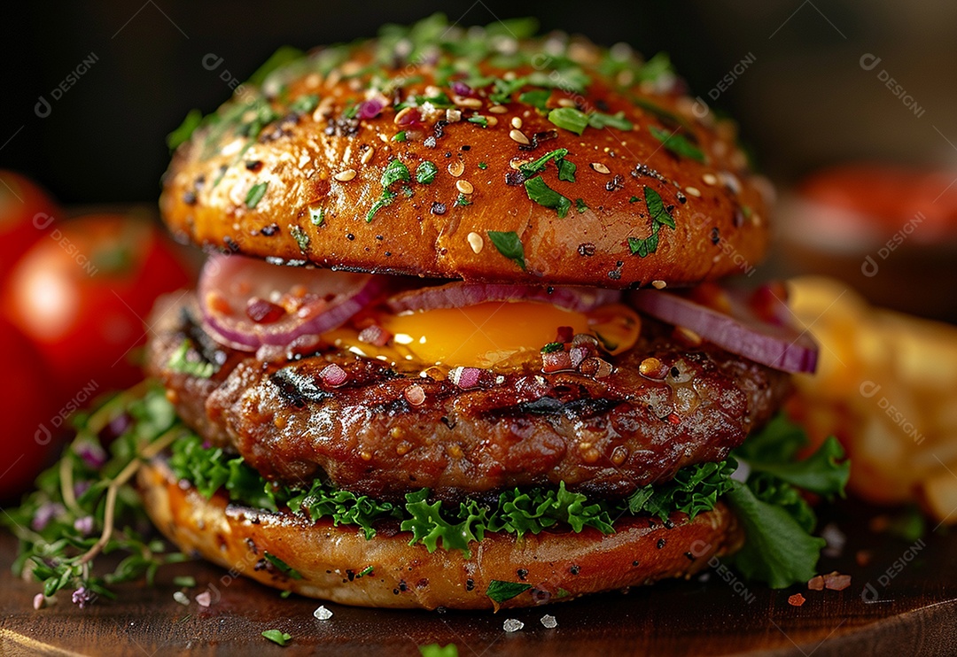 Fotografia de alimentos com Zinger Burger