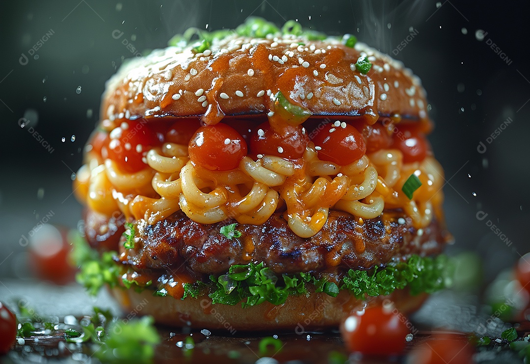 Fotografia de alimentos com Zinger Burger