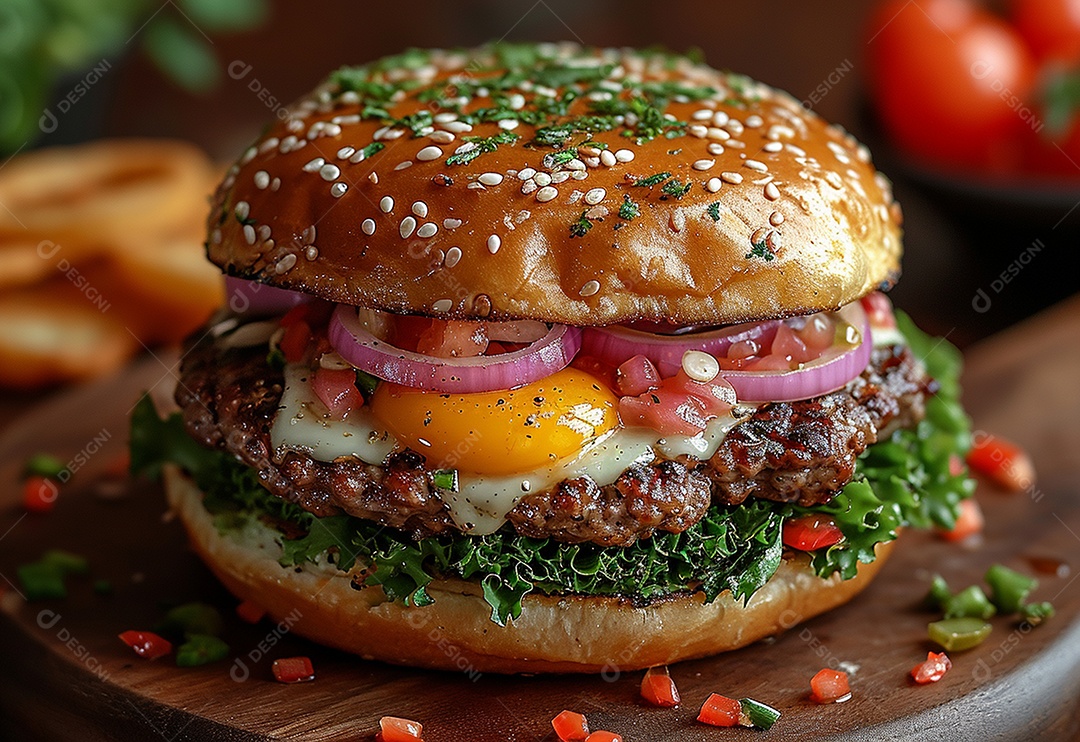 Fotografia de alimentos com Zinger Burger