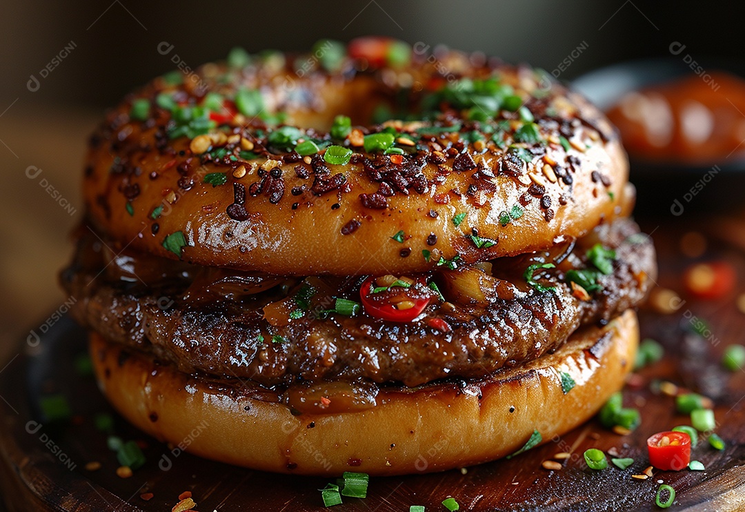 Fotografia de alimentos com Zinger Burger