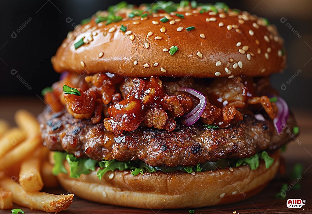 Fotografia de alimentos com Zinger Burger