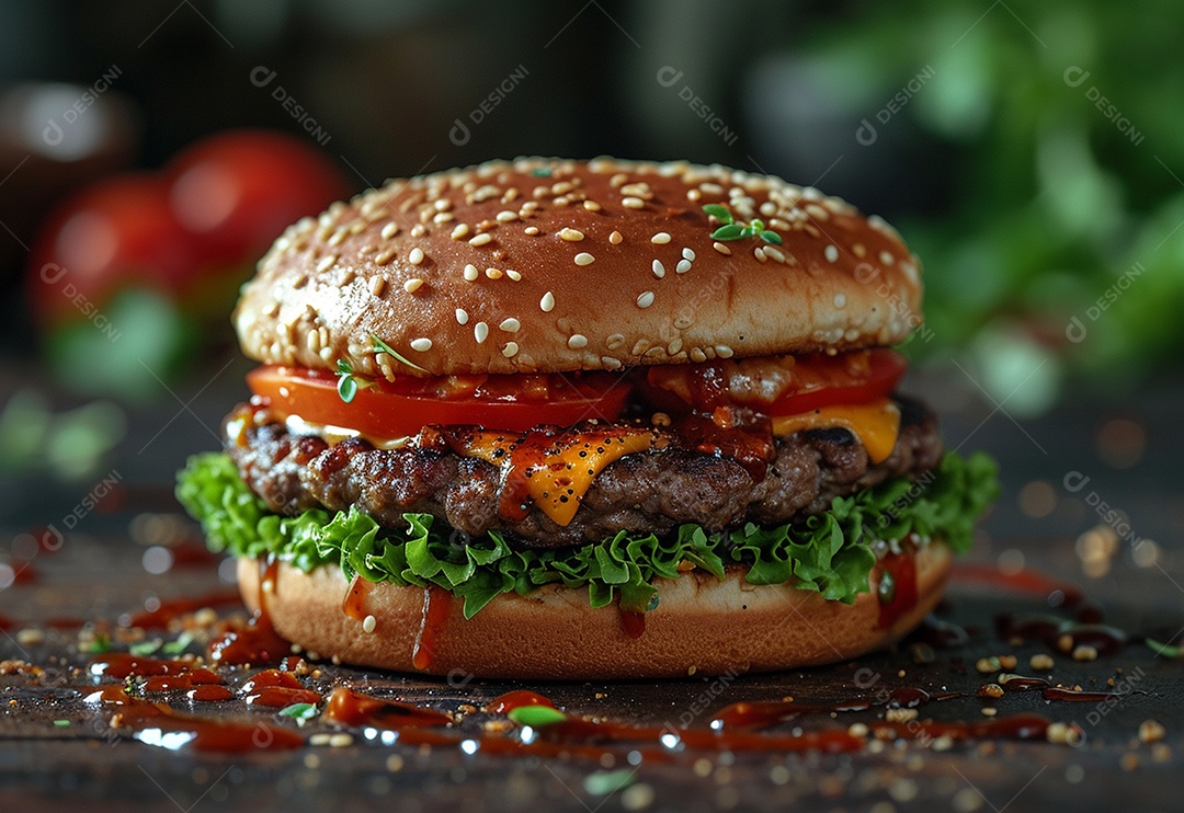 Fotografia de alimentos com Zinger Burger