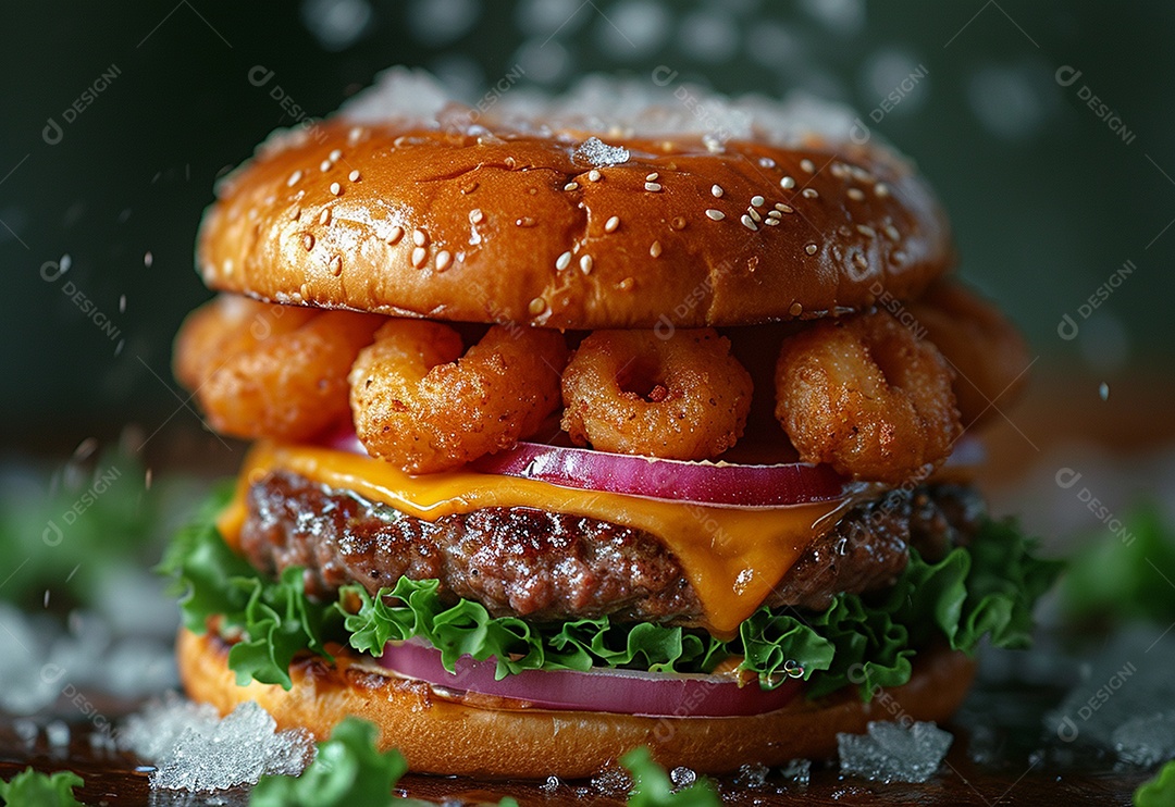 Fotografia de alimentos com Zinger Burger