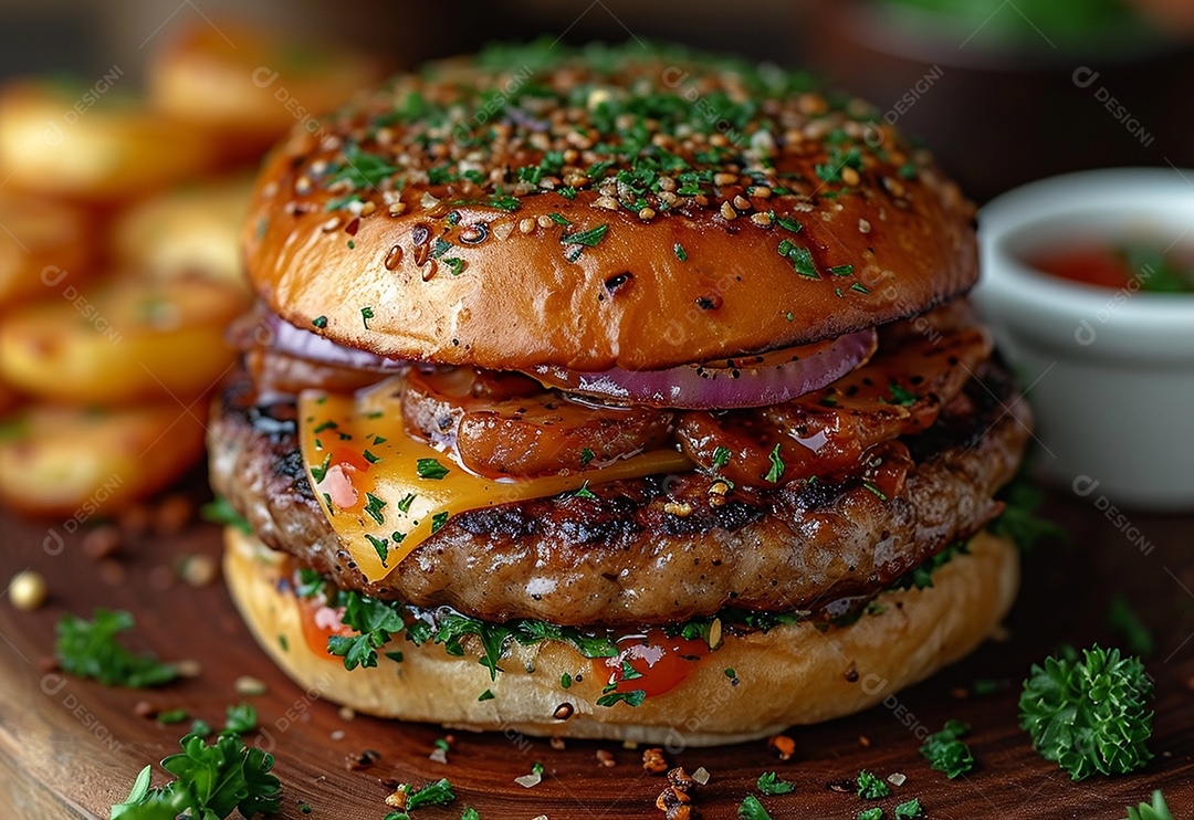 Fotografia de alimentos com Zinger Burger