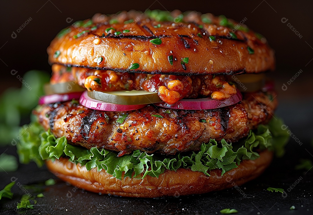 Fotografia de alimentos com Zinger Burger