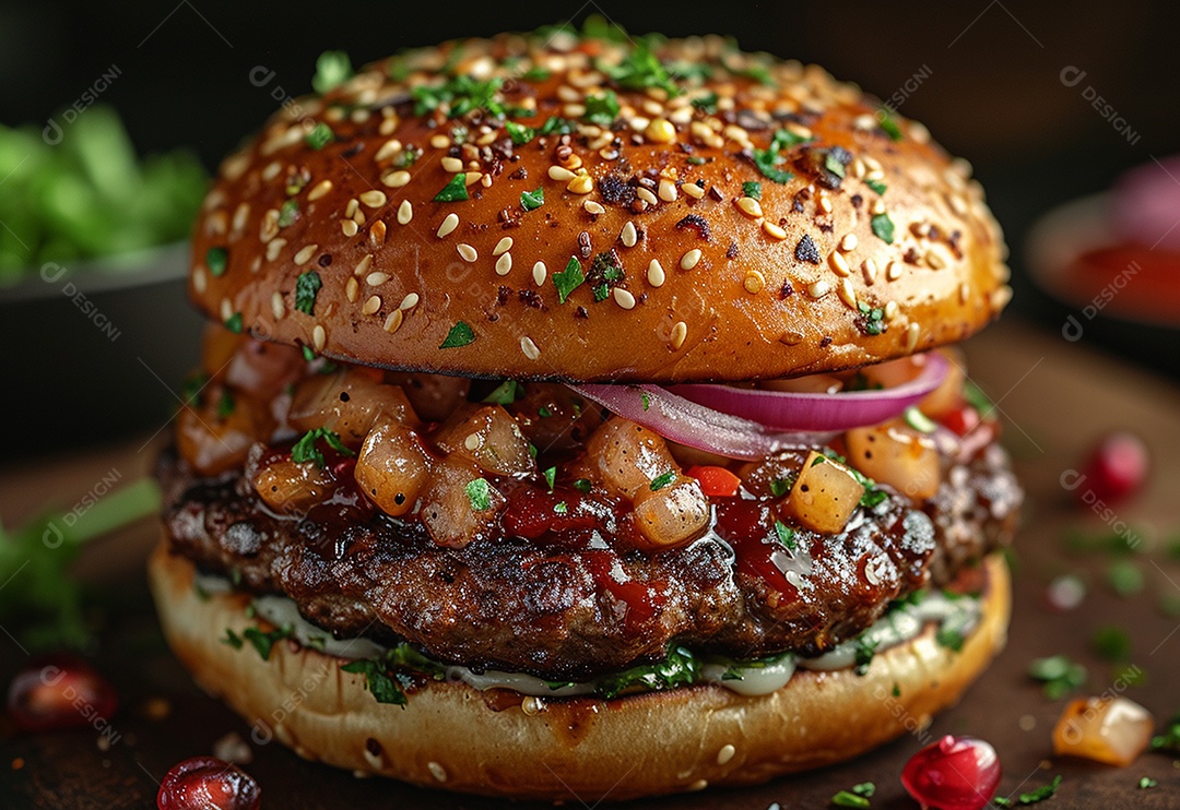 Fotografia de alimentos com Zinger Burger