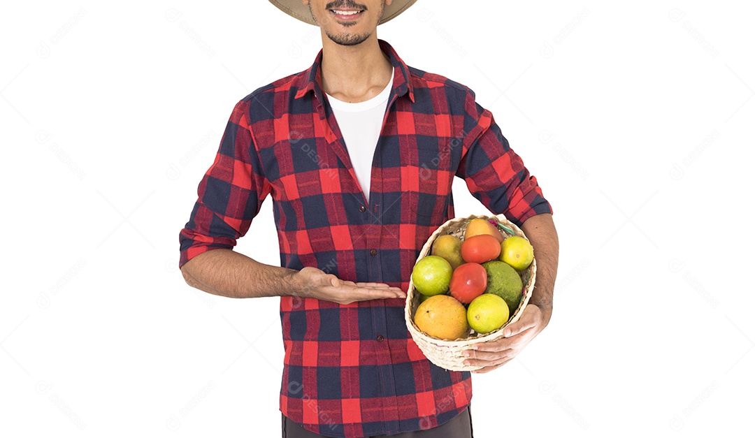 Homem jovem agropecuarista