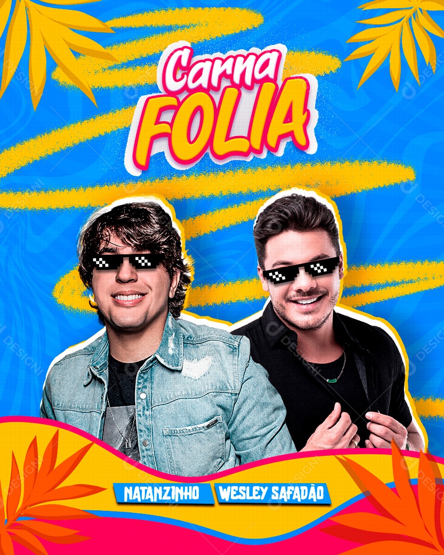 Social Media Flyer Carna Folia PSD Editável
