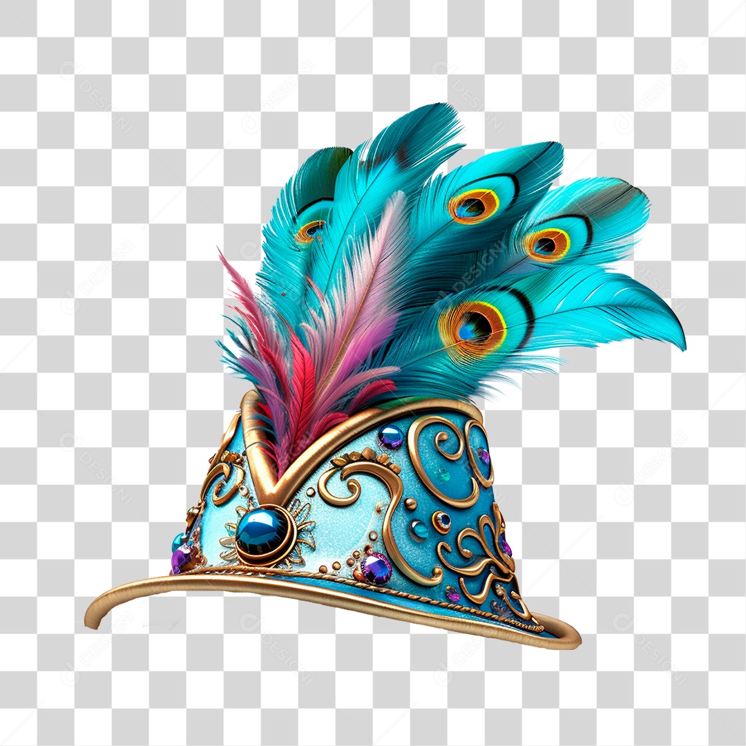 Chapéu de Carnaval PNG Transparente