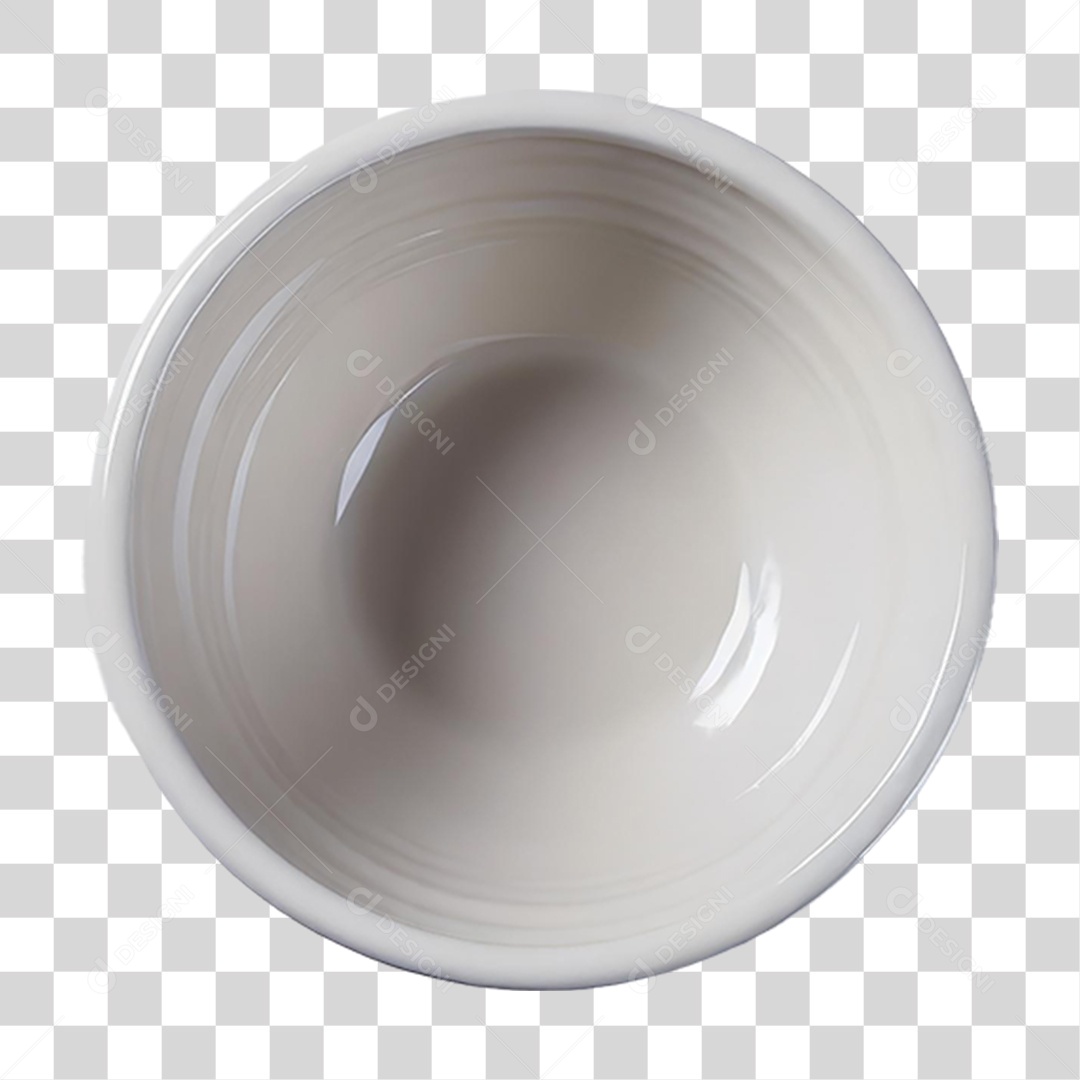 Copo de Molho de Cerâmica Vazio PNG Transparente