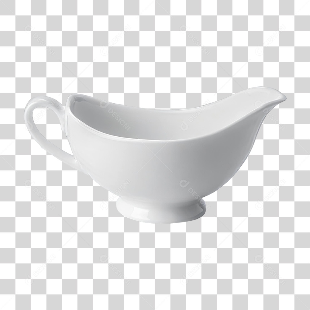 Copo de Molho de Cerâmica Vazio PNG Transparente