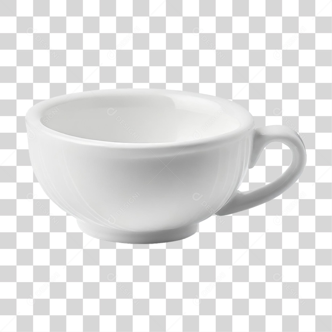 Copo de Molho de Cerâmica Vazio PNG Transparente