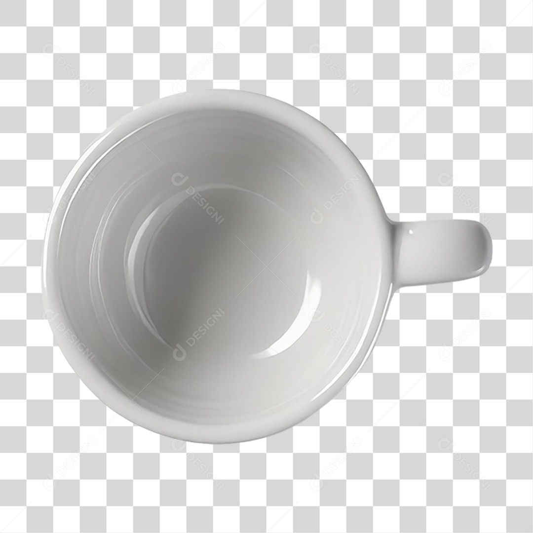 Copo de Molho de Cerâmica Vazio PNG Transparente