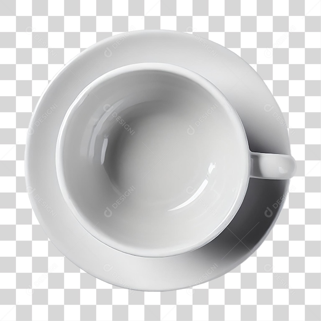 Copo de Molho de Cerâmica Vazio PNG Transparente