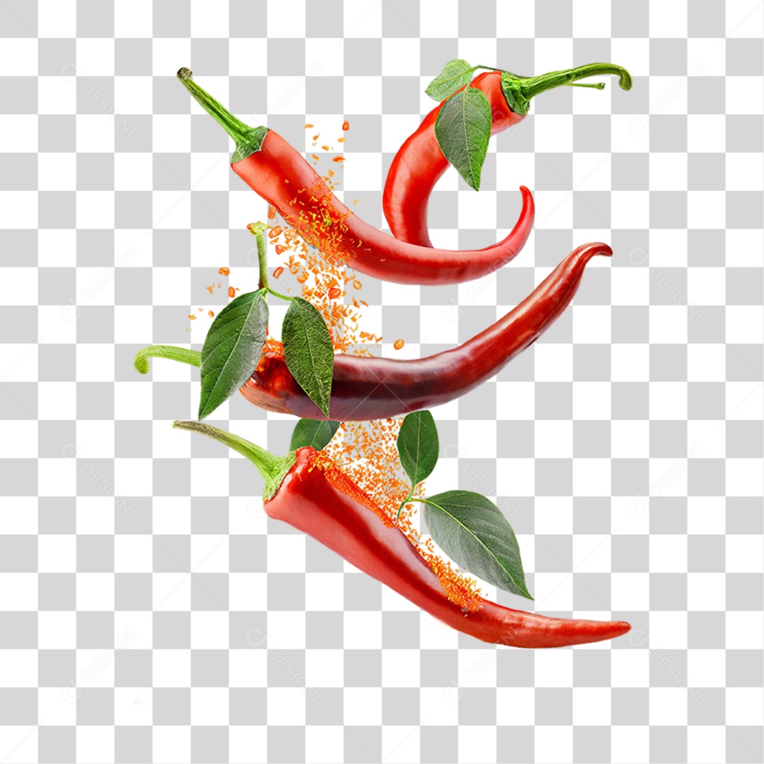 Pimenta Vermelha PNG Transparente