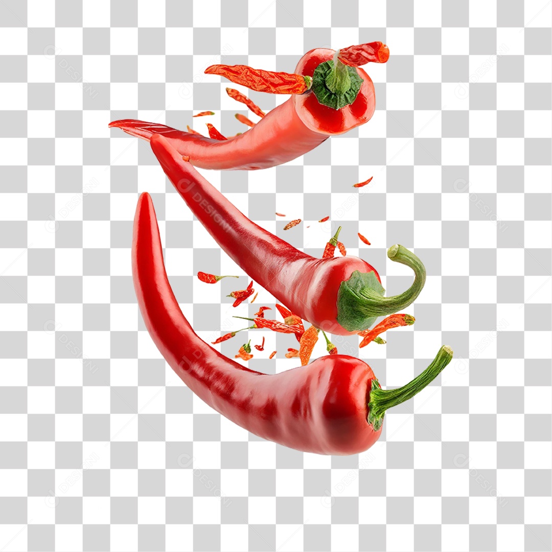 Pimenta Vermelha PNG Transparente