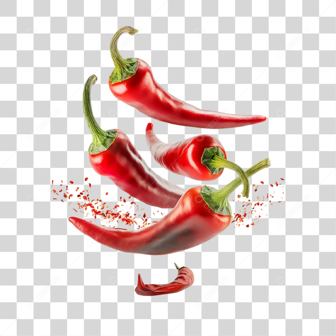 Pimenta Vermelha PNG Transparente