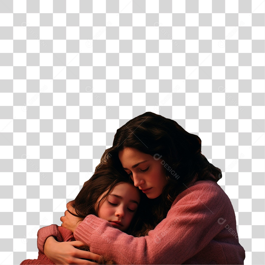 Mãe e Filha PNG Transparente