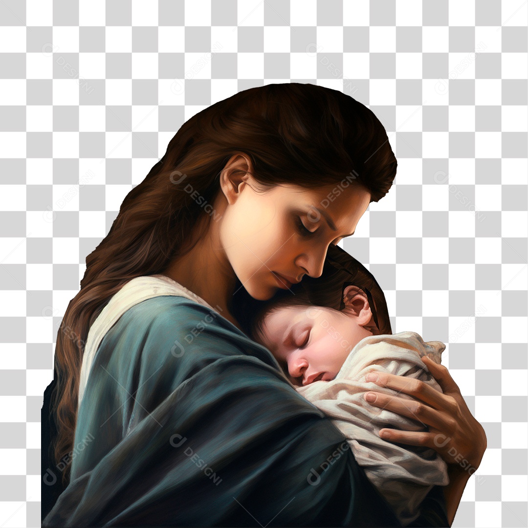 Mãe e Filho PNG Transparente