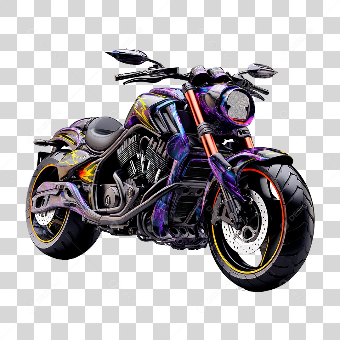 Motocicleta PNG Transparente
