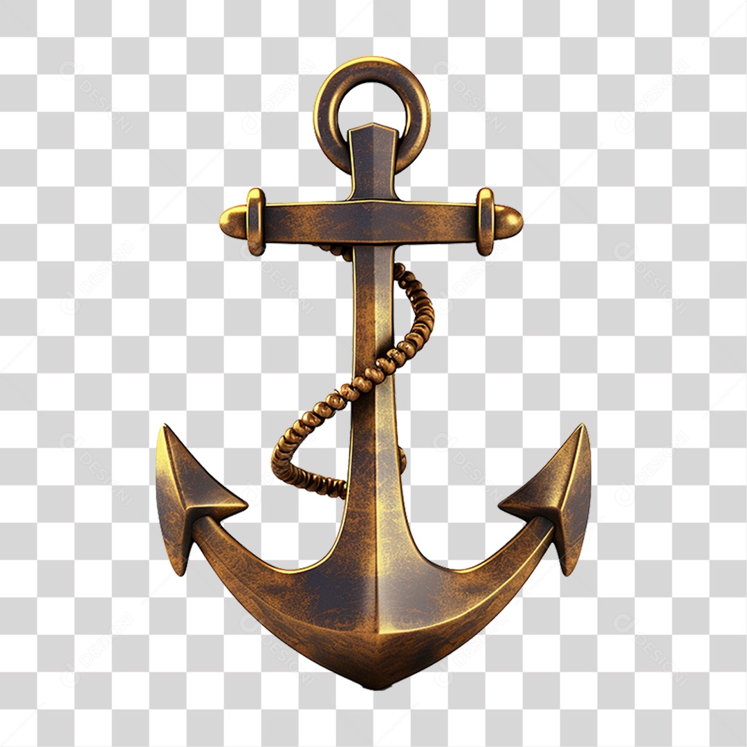 Âncora de Navio PNG Transparente