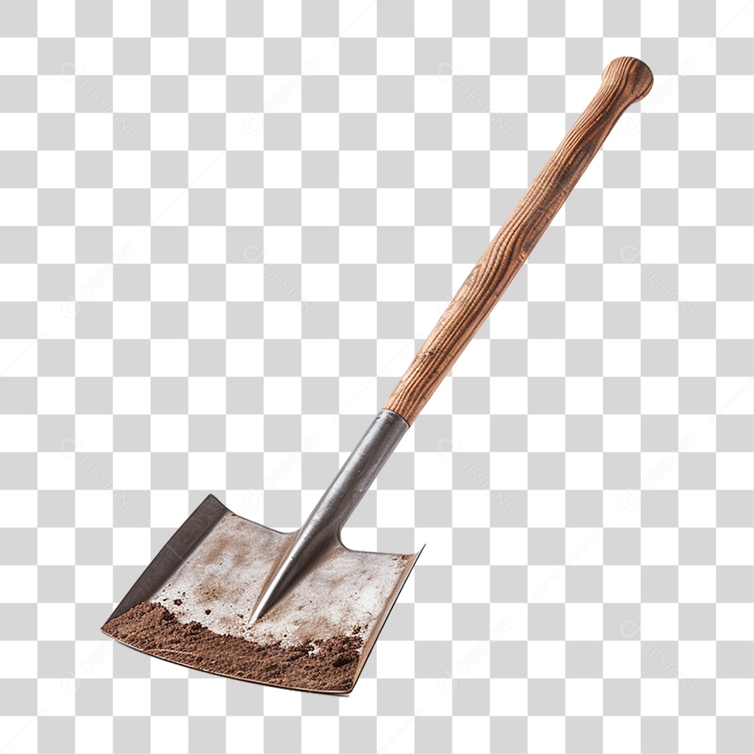 Pá de Metal PNG Transparente