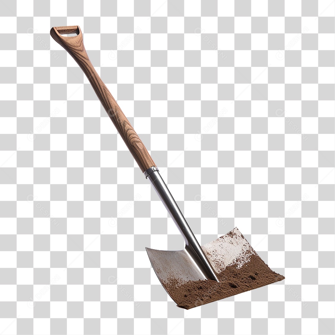 Pá de Metal PNG Transparente