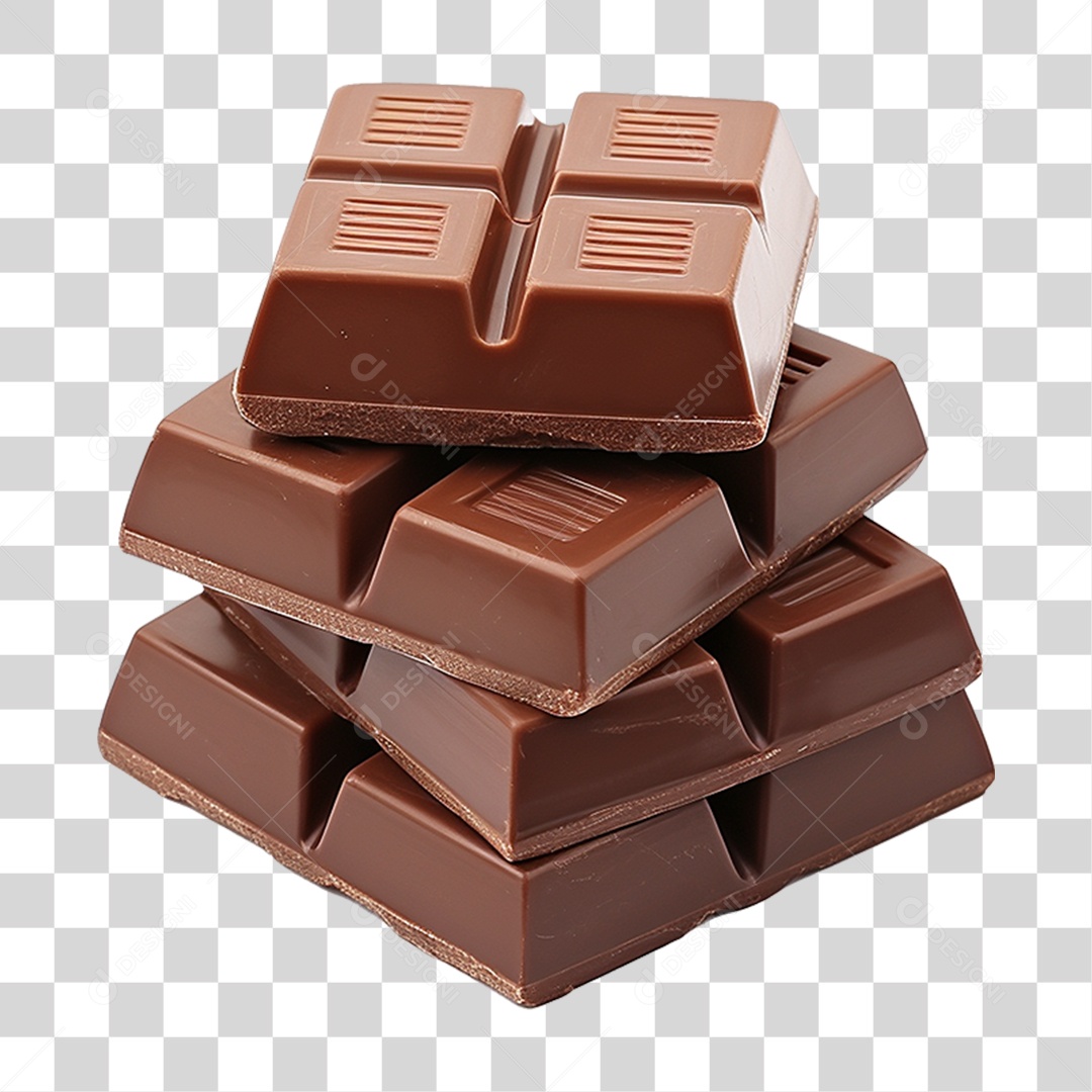 Barras de Chocolate PNG Transparente