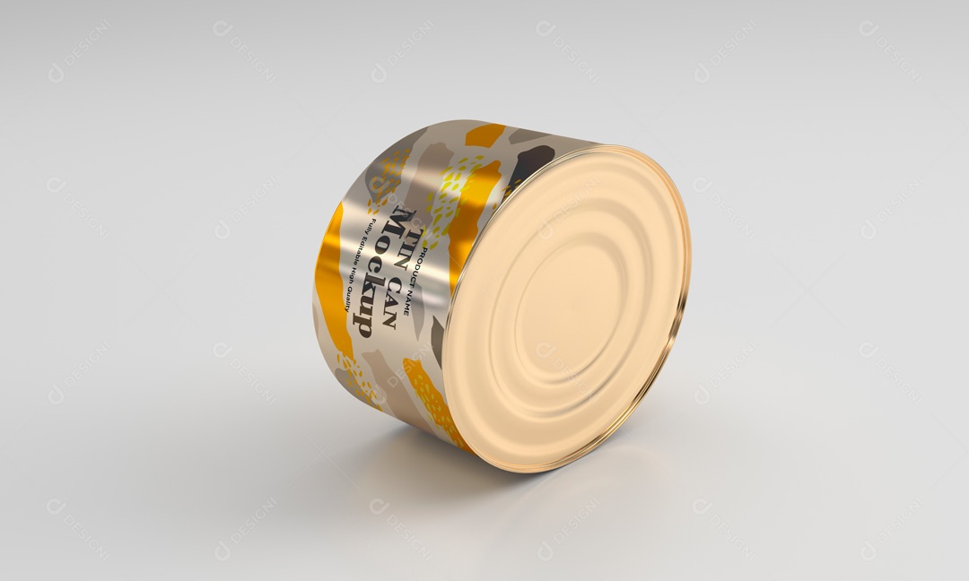 Mockup De Lata PSD Editável