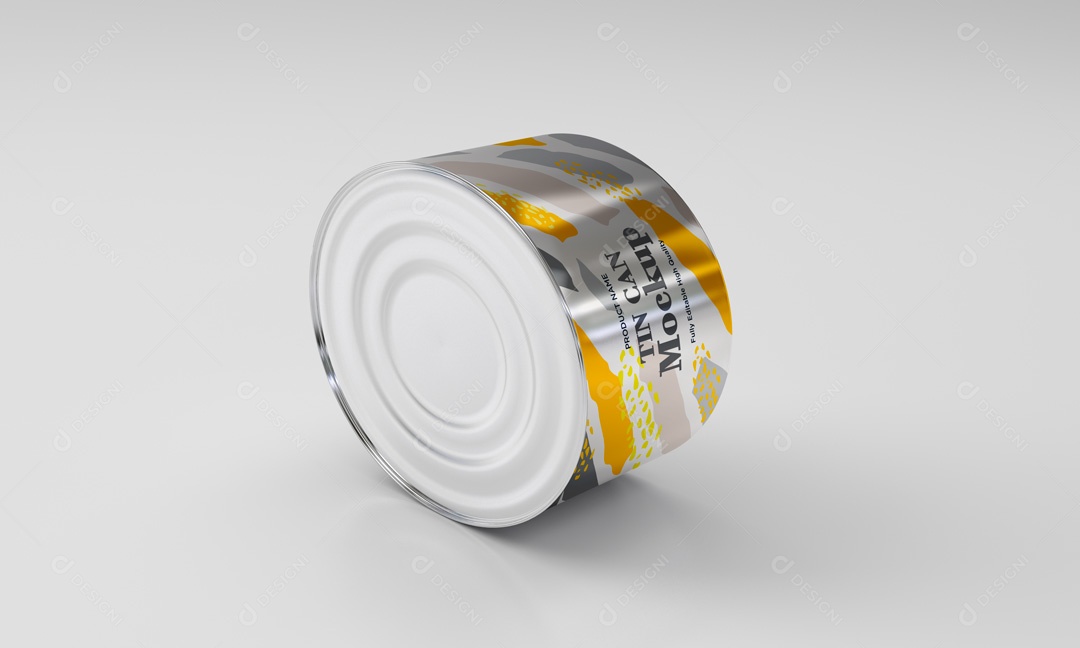 Mockup De Lata PSD Editável