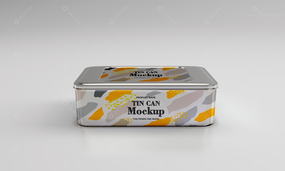Mockup De Lata PSD Editável
