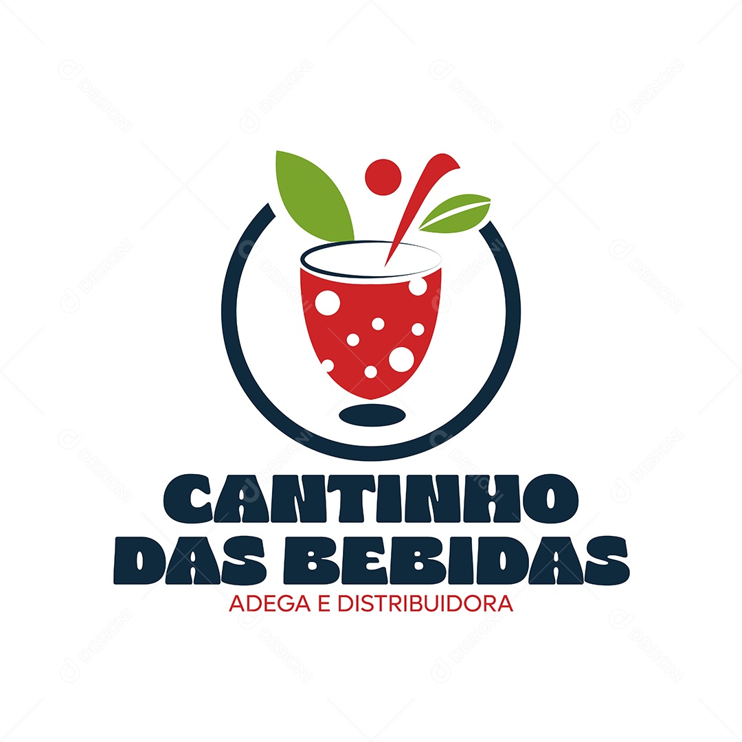 Modelo de Logo de Bar e Distribuidora Vetor EPS Editável