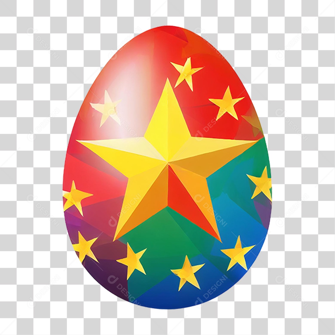 Ovos da Páscoa Coloridos PNG Transparente