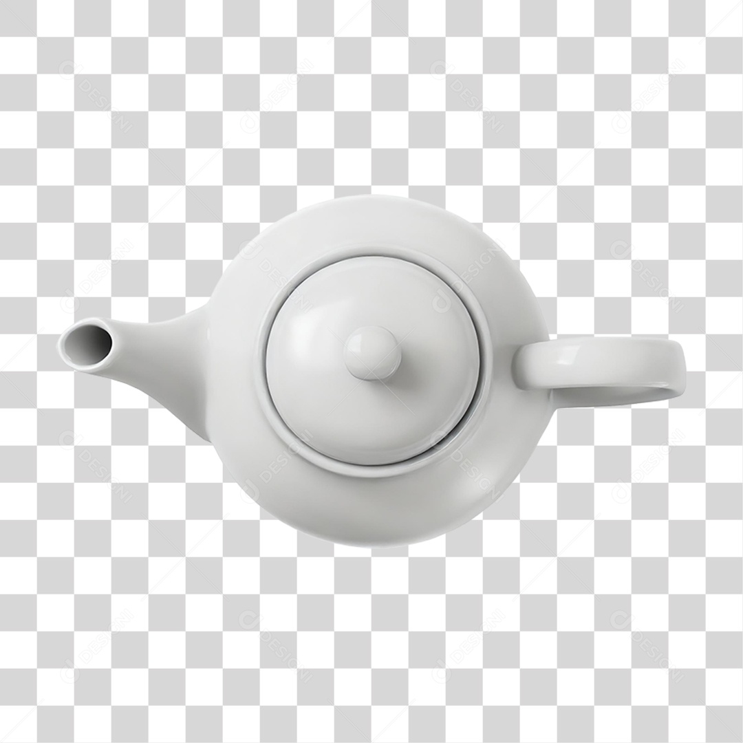 Bule de Cerâmica PNG Transparente