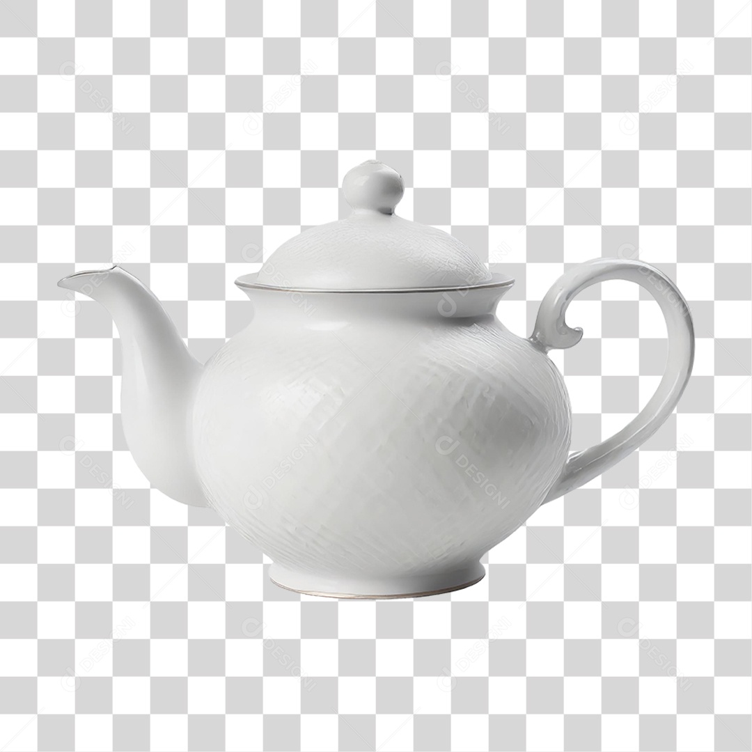 Bule de Cerâmica PNG Transparente